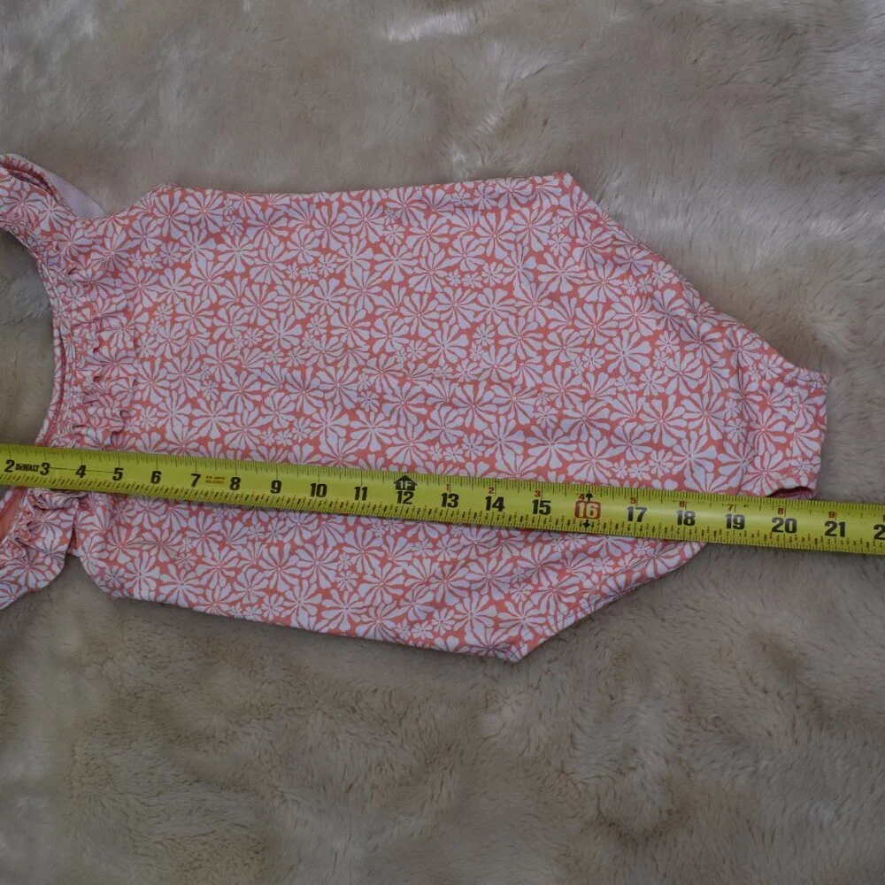 Snapper Rock Girls Swim Board Shorts and Bathing Suit Size 8 Tropical Floral